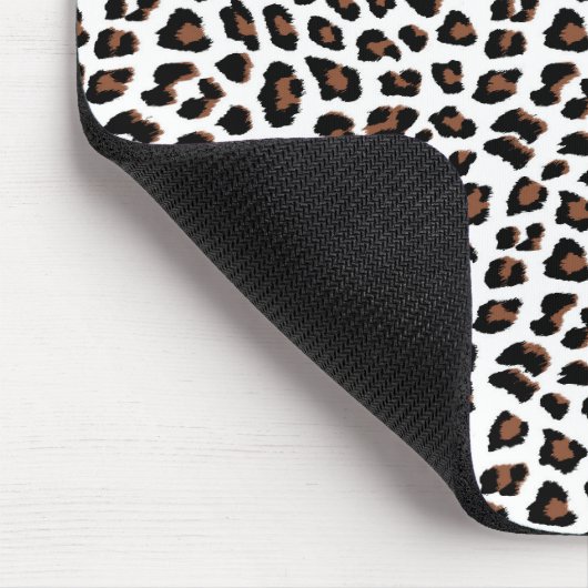 Weißleopard Mousepad (Ecke)