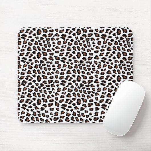 Weißleopard Mousepad (Mit Mouse)
