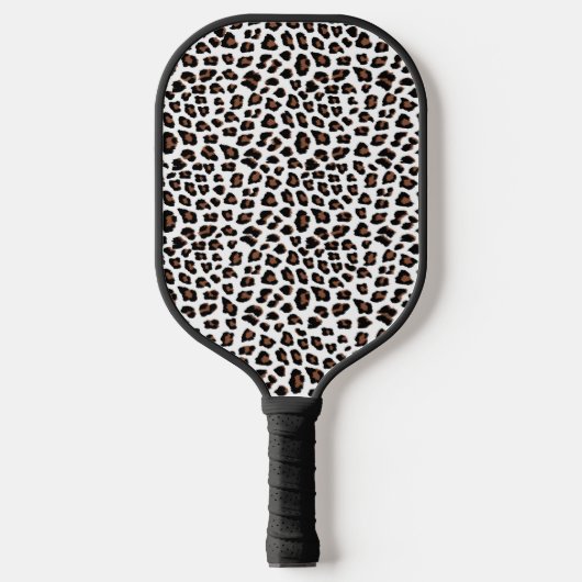 Weißleopard Pickleball Schläger (Vorderseite)