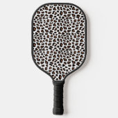 Weißleopard Pickleball Schläger (Rückseite)