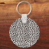 Weißleopard Schlüsselanhänger (Vorderseite)