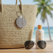 Weißleopard Schlüsselanhänger