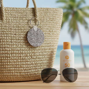 Weißleopard Schlüsselanhänger