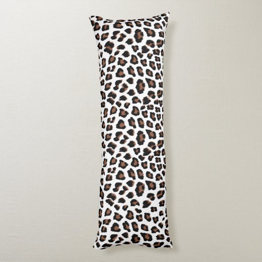 Weißleopard Seitenschläferkissen (Rückseite (Vertikal))