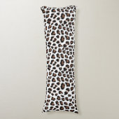 Weißleopard Seitenschläferkissen (Vorderseite Vertikal)