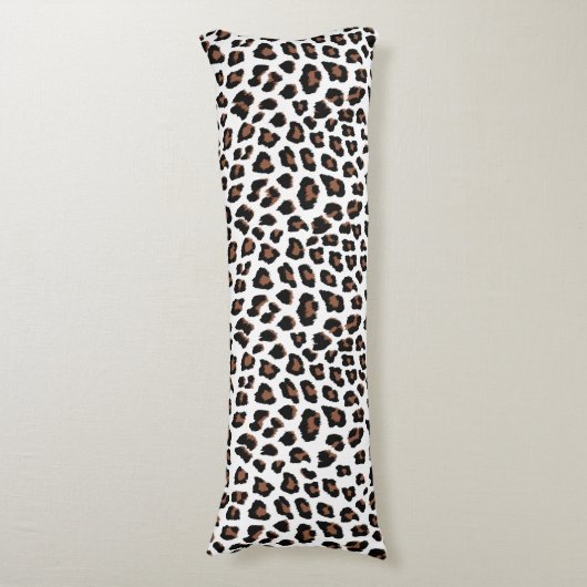 Weißleopard Seitenschläferkissen (Vorderseite Vertikal)