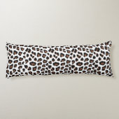 Weißleopard Seitenschläferkissen (Rückseite)