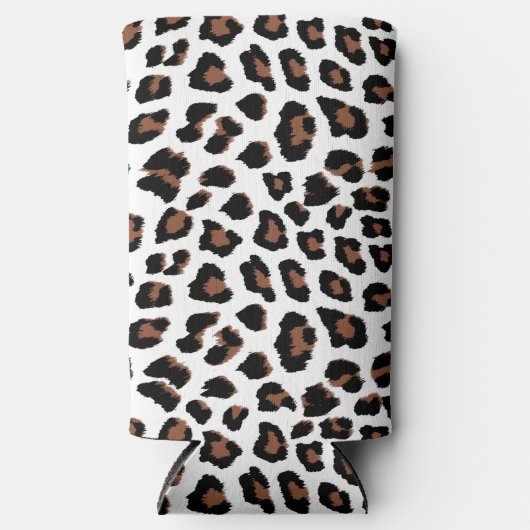 Weißleopard Selters Dosenkühler (Vorderseite)