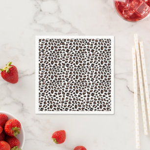 Weißleopard Serviette