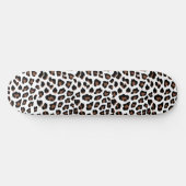 Weißleopard Skateboard (Horizontal)