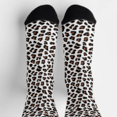 Weißleopard Socken (Oben)