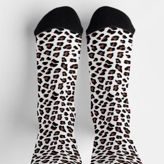 Weißleopard Socken (Oben)