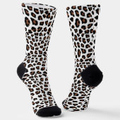 Weißleopard Socken (Gewinkelt)