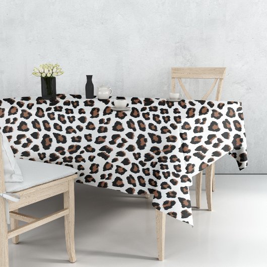 Weißleopard Tischdecke