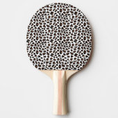 Weißleopard Tischtennis Schläger (Vorderseite)