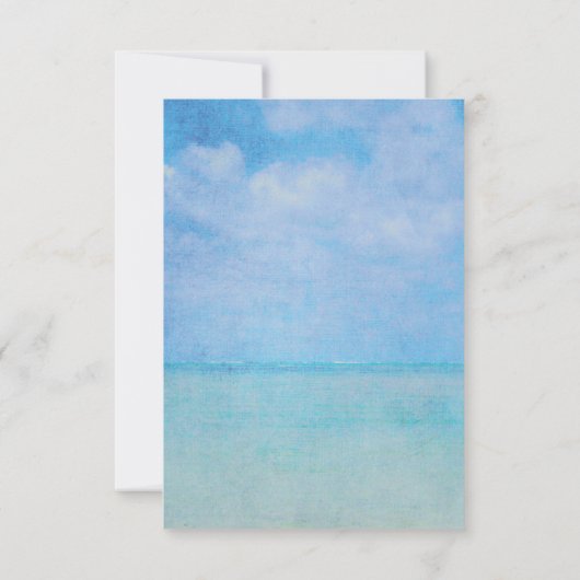 Weißlichtthaus Hochzeit RSVP Einladung (Rückseite)