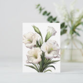 WEISSLILY POSTKARTE (Stehend Vorderseite)