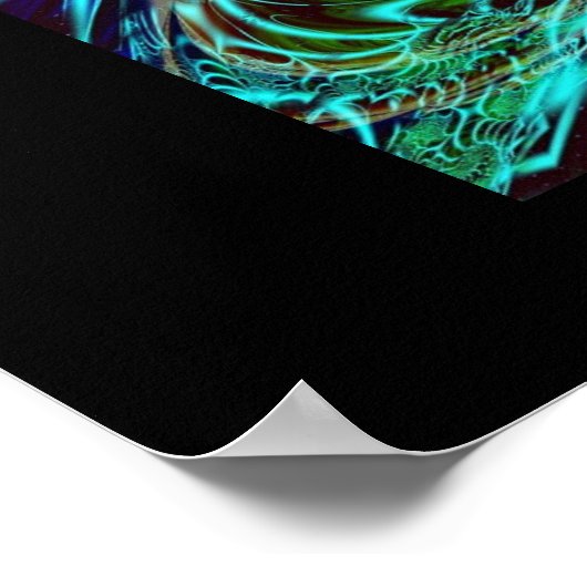 Weißloch Poster (Ecke)