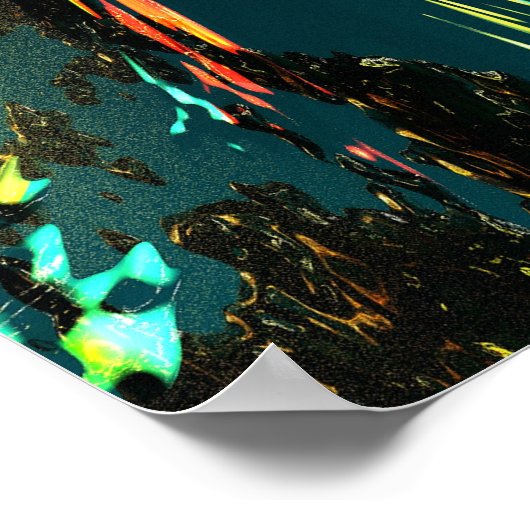 Weißloch Poster (Ecke)