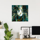 Weißloch Poster (Heimbüro)