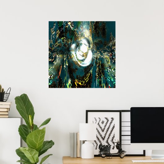 Weißloch Poster (Heimbüro)