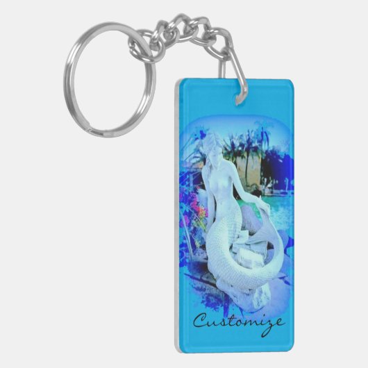 Weißmaid Sitting Thunder_Cove Schlüsselanhänger (Vorderseite links)