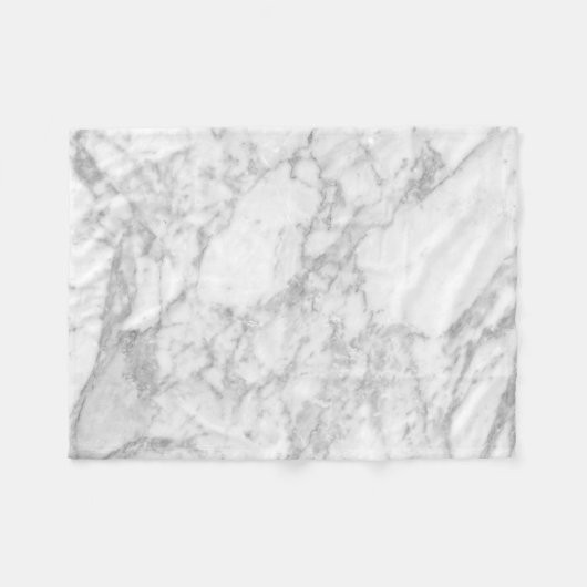 Weißmarmor Fleecedecke (Vorderseite (Horizontal))