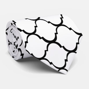 Weißmarokkanisches Design Krawatte