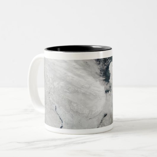 Weißmeer, Russland Zweifarbige Tasse (Vorderseite Links)