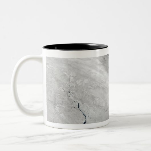 Weißmeer, Russland Zweifarbige Tasse (Links)