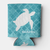 Weißmeerschildkröte (Aqua Sea) Gläser für Ihren Te Dosenkühler (Vorderseite)