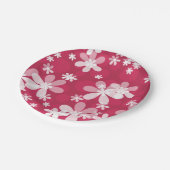 Weißmehl Pappteller (Schrägansicht)