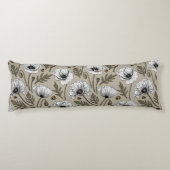 Weißmohn und Ladybugs Seitenschläferkissen (Rückseite)