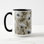Weißmohn und Ladybugs Tasse (Links)