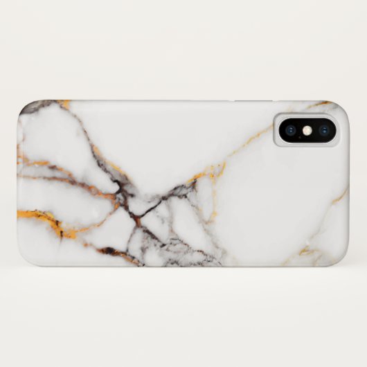 Weißmor mit Korn Case-Mate iPhone Hülle (Rückseite (Horizontal))