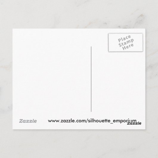 Weißmöwe Postkarte (Rückseite)