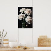 Weißnelken Blume Art Print Poster (Küche)
