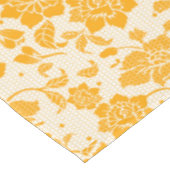 Weißorange Blume Wabenkolben Tischdecke (Schrägansicht)