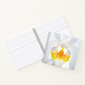 Weißorchid Notizblock (Innenseite)