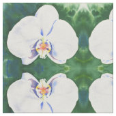 Weißorchid Stoff (Nahaufnahme)