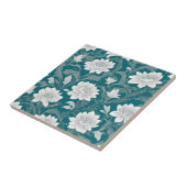 Weißorientalische Blume Fliese (Seite)