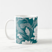 Weißorientalische Blume Kaffeetasse (Links)