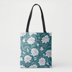Weißorientalische Blume Tasche