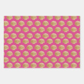 Weißpapier für Haifischflossen-Set 3 Geschenkpapier Set (Vorderseite 2)