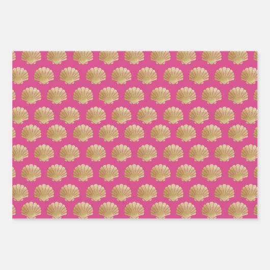 Weißpapier für Haifischflossen-Set 3 Geschenkpapier Set (Vorderseite 2)