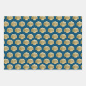 Weißpapier für Haifischflossen-Set 3 Geschenkpapier Set (Vorderseite 2)