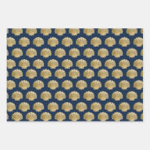 Weißpapier für Haifischflossen-Set 3 Geschenkpapier Set (Vorderseite 2)