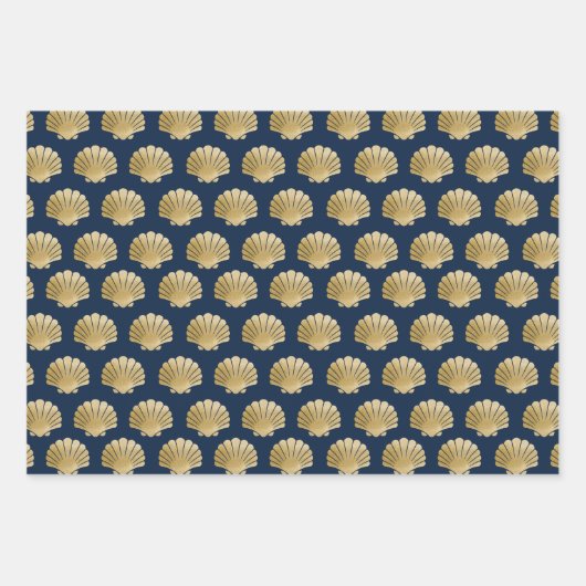 Weißpapier für Haifischflossen-Set 3 Geschenkpapier Set (Vorderseite 2)