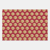 Weißpapier für Haifischflossen-Set 3 Geschenkpapier Set (Vorderseite 2)