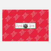 Weißpapier für Zuckerspieße mit einem Set von 3 St Geschenkpapier Set (Vorderseite)